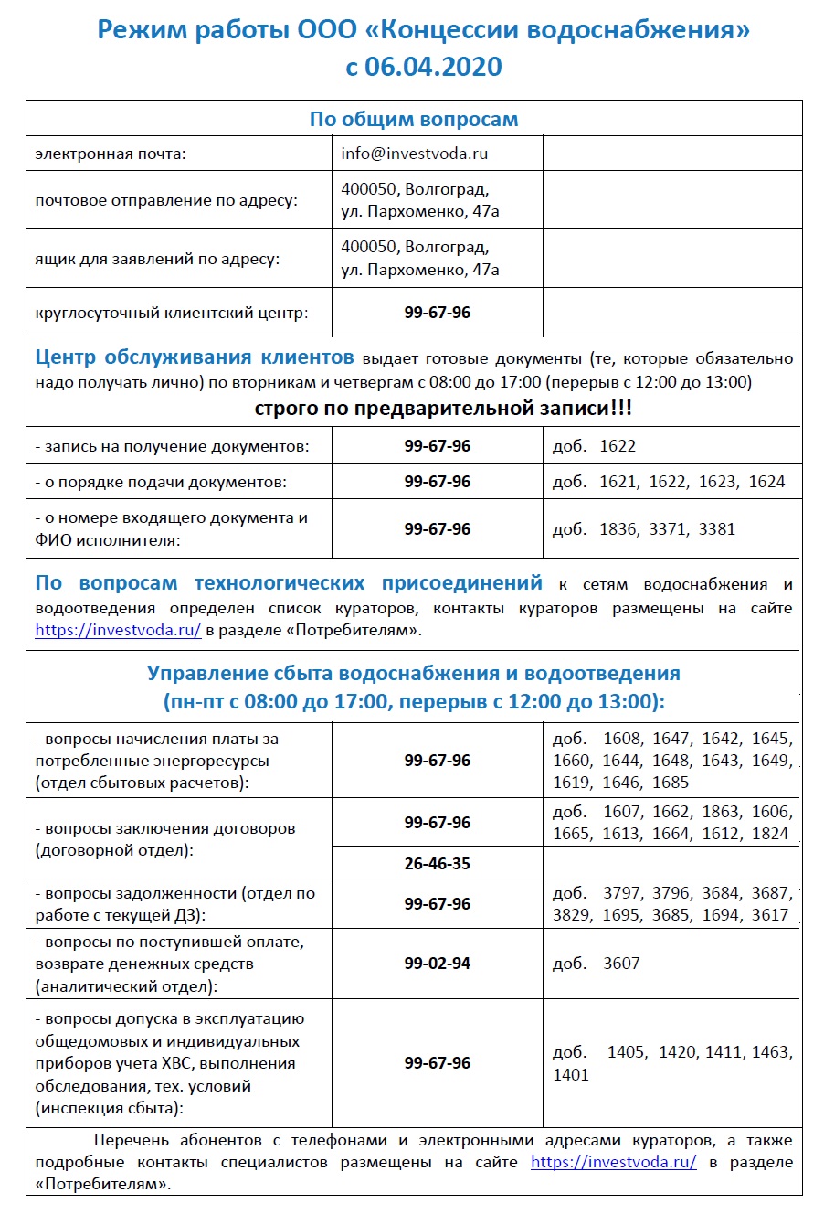 Концессии водоснабжения» переходят на новый режим работы — ООО «Концессии  водоснабжения»