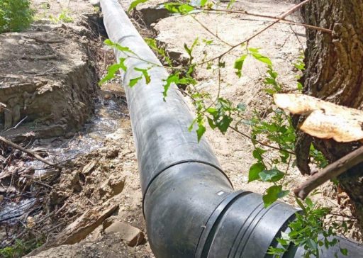 «Концессии водоснабжения» заменили 300-метровый участок водовода под рекой Царицей и в ее пойме